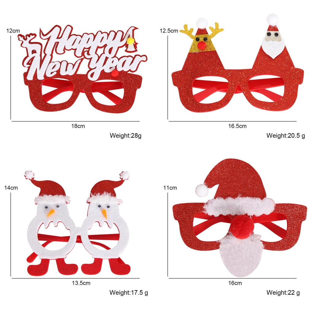 Clown Pumpkin Christmas Cane Glasses Kids  Roleplaying Party Props Gifts Kids