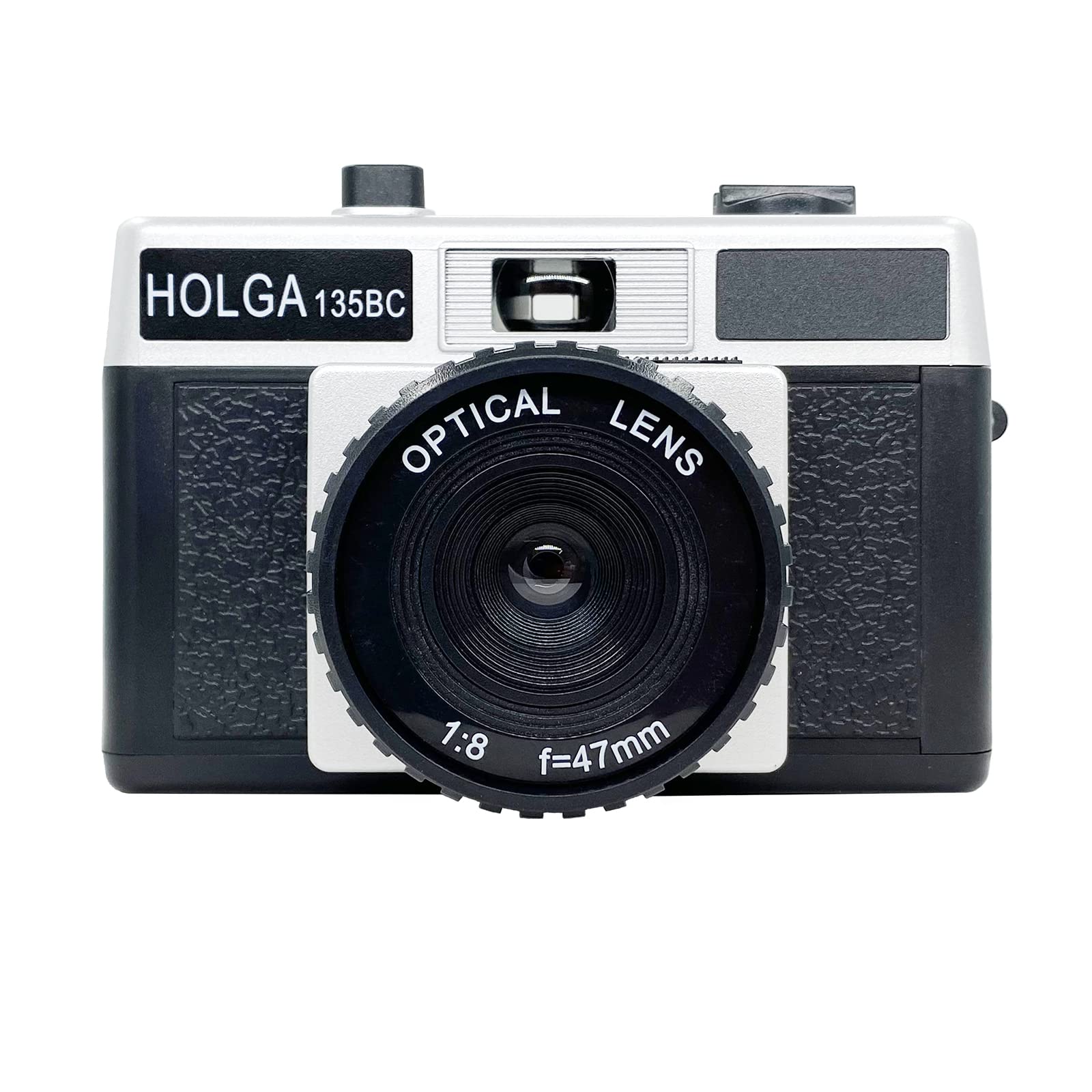 Japan Hobby & Retro Silver/Black Holga 135Bc 35Mm Film Camera Curved-Angle