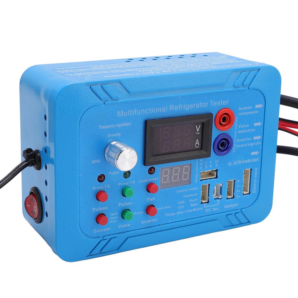 Inverter Refrigerator Tester Variable Frequency Board Testing Instrument Solenoid Valve Repair Tool with Buzzer Warning