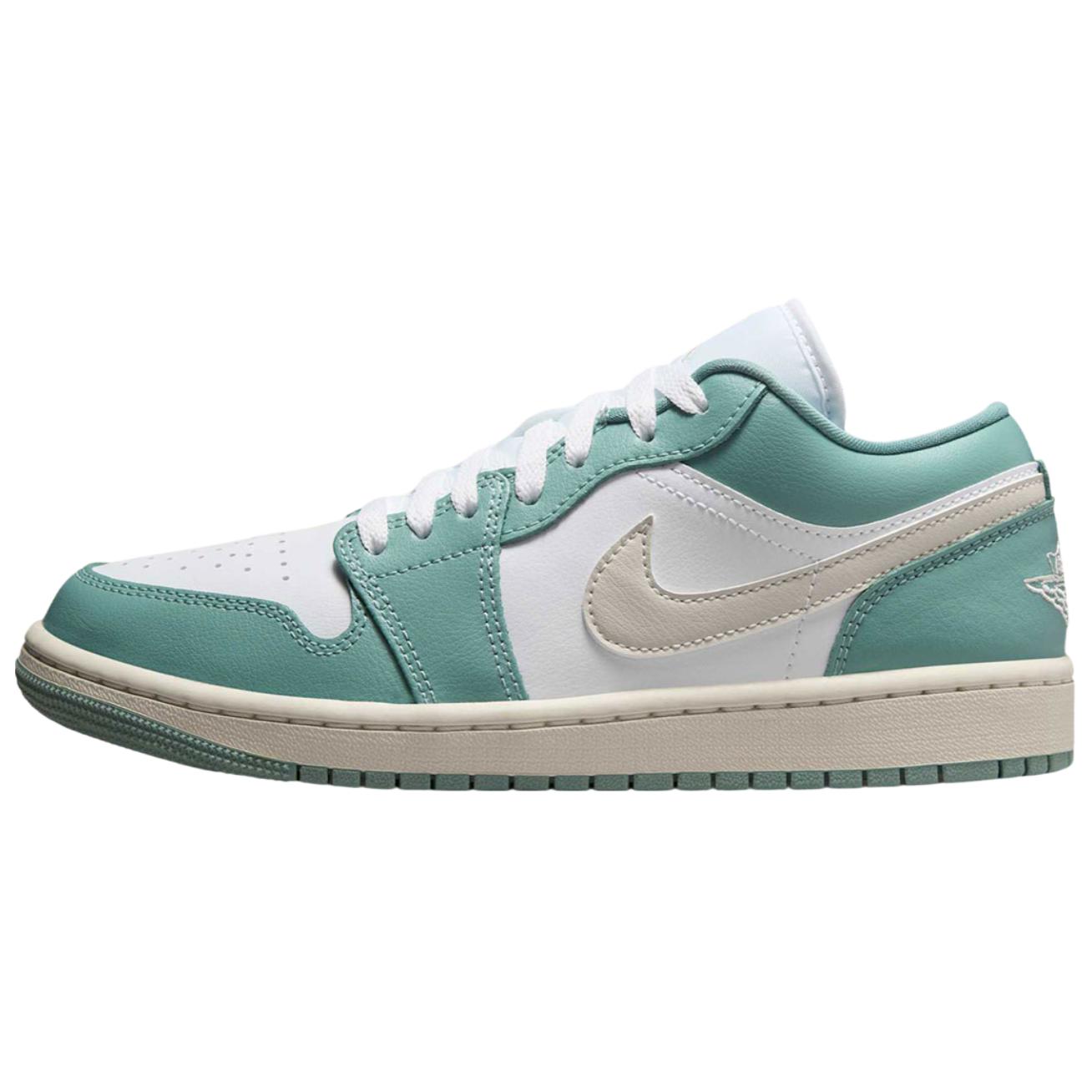 

Женские кроссовки Air Jordan 1 Low Cannon Бирюзовый Белый Парусный DC0774-138 38.5