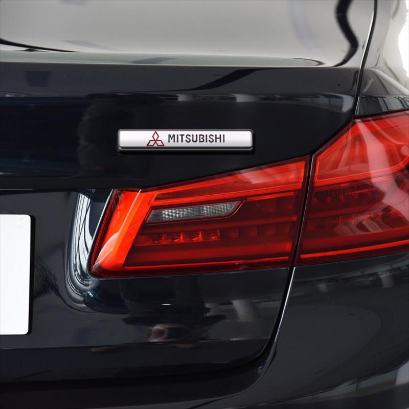 3D Metal Car Stickers Sport Emblem Decoration Accessories For Mitsubishi ASX Lancer Evo L200 Pajero Sport Attrage Xpander Mirage