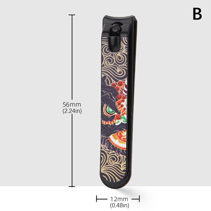 

Кусачки для ногтей в китайском стиле «Танец льва» из нержавеющей стали, толстые ножницы для ногтей, профессиональный педикюрный маникюрный триммер