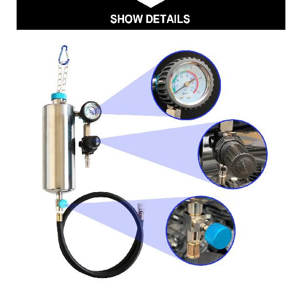 Petrol Car Injector Cleaner GX100 Auto Fuel Injector Nozzle Flushing For Petrol EFI Throttle Tools for Petrol Car