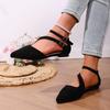 New Style Lazy Shoes - Square Heel, Pointed Toe, Low Cut, Large Size, Single Shoe for Women