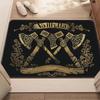 Retro Cool Battle Axe Welcome Pad From Ancient Mysterious Totem Axe Entrance Door Pad Home Decoration Esports Enthusiasts