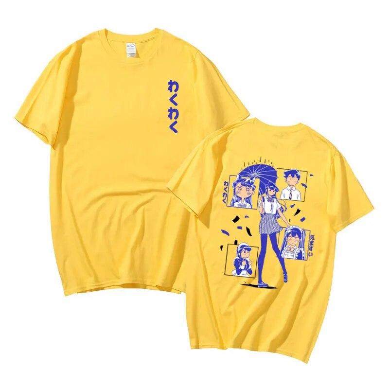 Anime Komi Shouko Komi-san Wa,Comyushou Desu trička Unisexga Komi Can't Communicate Tričko Unisex Dámské Unisexga Roztomilé tričko Kawaii