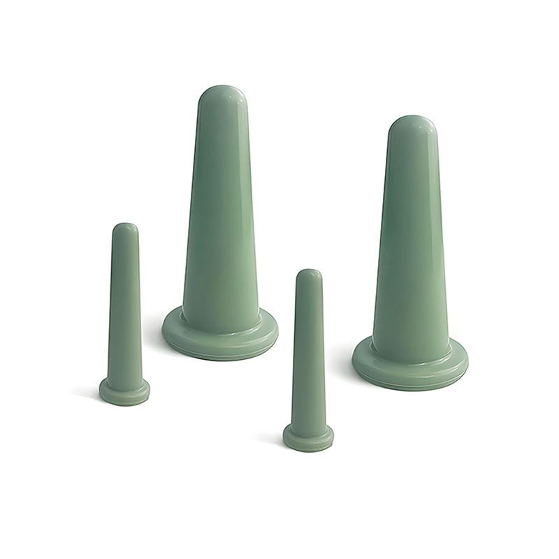 Silicone Vacuum Cupping Massage Jars Anti Cellulite Massage Facial Suction Cups Face Neck Lift Skin Scraping Guasha Anti Wrinkle