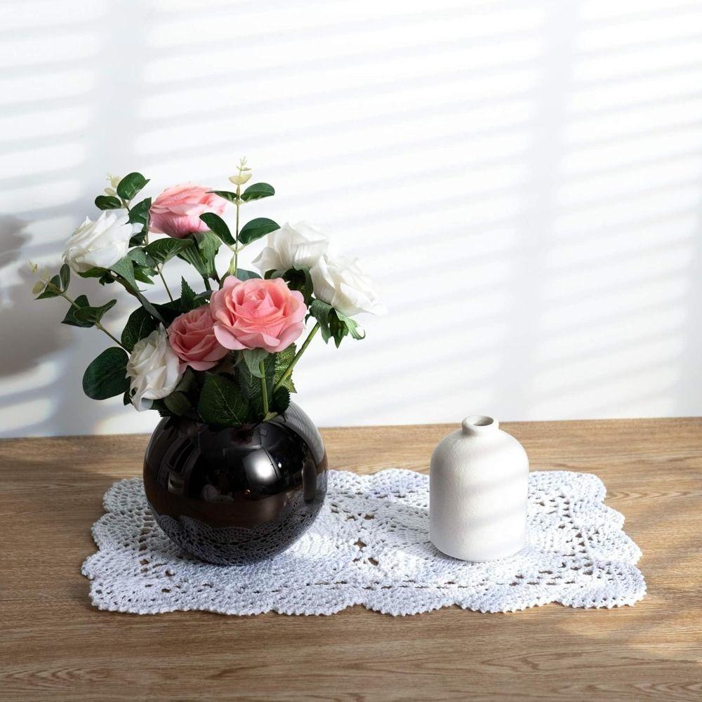 Crochet Cotton Handmade Doilies 30X45CM Crochet Placemats New Lace Placemats