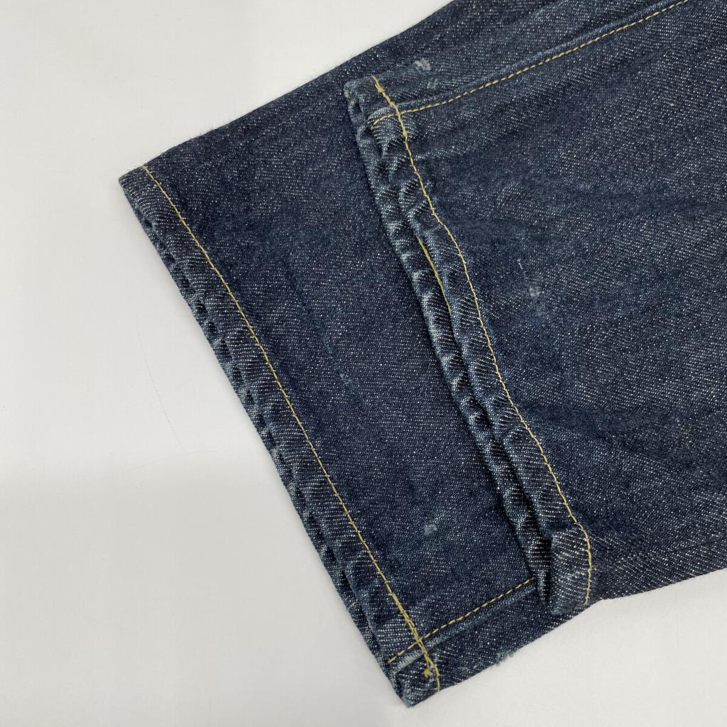 Visvim Indigo Social Sculpture 10 Unwashed Denim Pants Bottoms W36L28 IndigoUsed