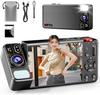Digital Camera for Rotating 4K 18x Exposure 1200mAh 16 USB Data Powerful LED Suitable for Children and Gift Japanese Instruction Manual Black (Perfect