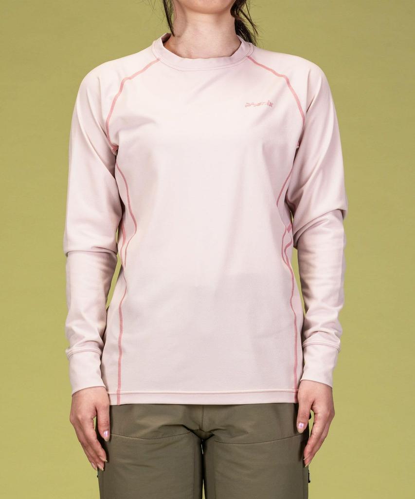 Phoenix Crew Neck Long Sleeve Pink Women's T-Shirt, (PH8200)