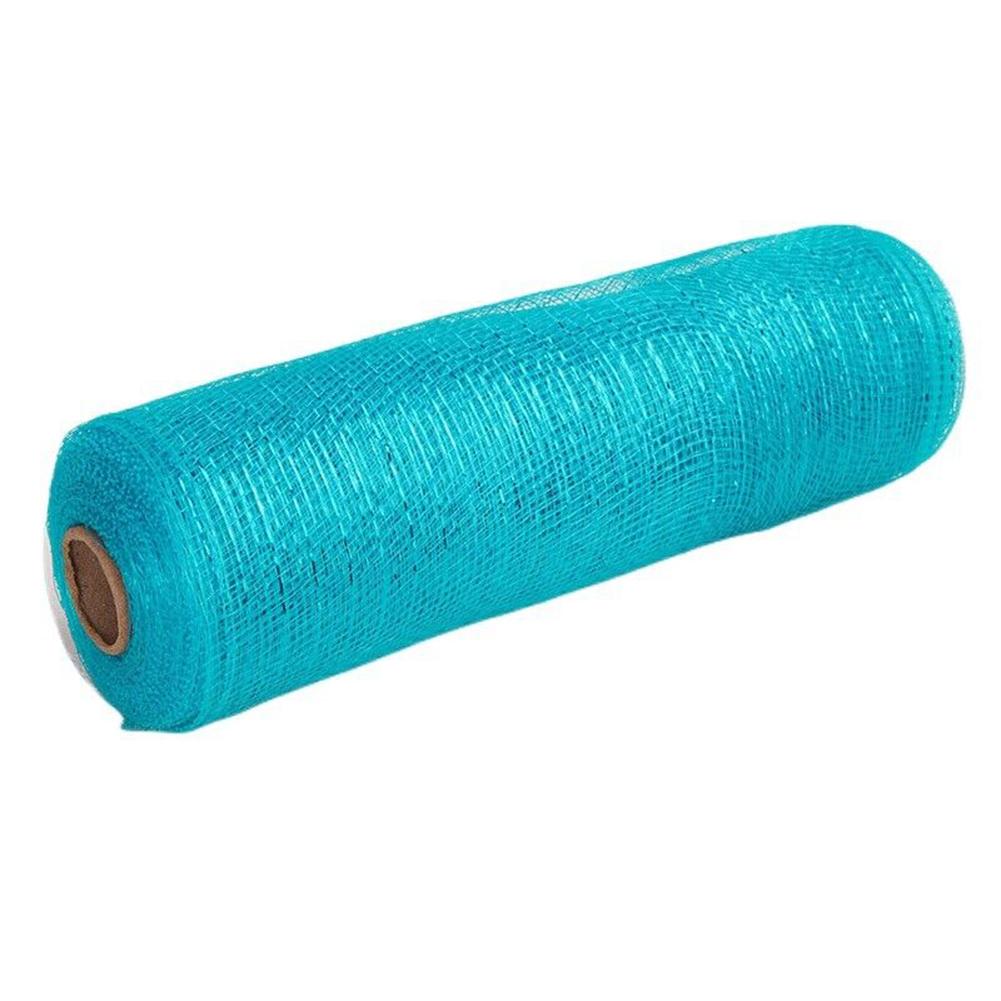 1 Roll Of Decorative Nets Christmas Deco Mesh Rolls For Wreaths Swags Bows 12 Colours 26cm X 10yd Polypropylene Plastic