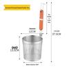 Stainless Steel Perforated Noodle Strainer