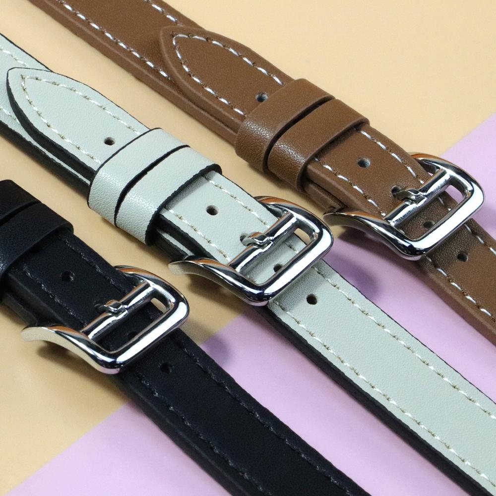 Slim Leather Strap for Apple Watch Band 49mm 45mm 44mm 42mm 41 38 40mm Woman Bracelet for IWatch Series Ultra 8 7 6 SE 5 4 3 2 1