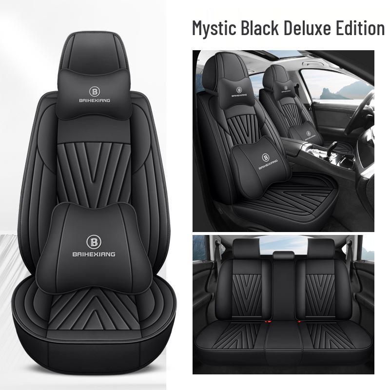 Universal All-Season Leather Car Seat Cover and Cushion