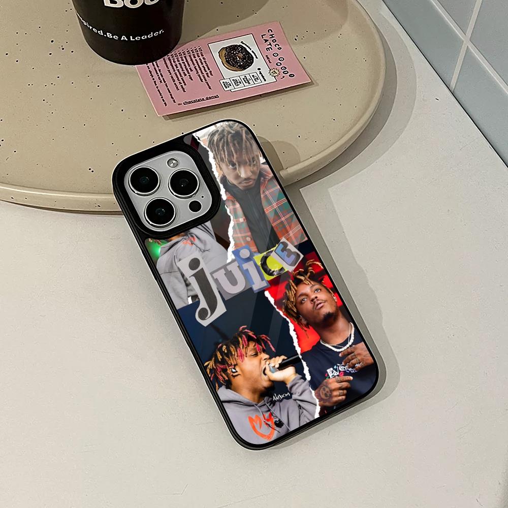 Rapper 999 J-Juice W-WRLD Phone Case for Iphone 17 16 15 14 Air 13 12 11 Pro Max Mini Plus Fundas Shell PC+TPU Cover