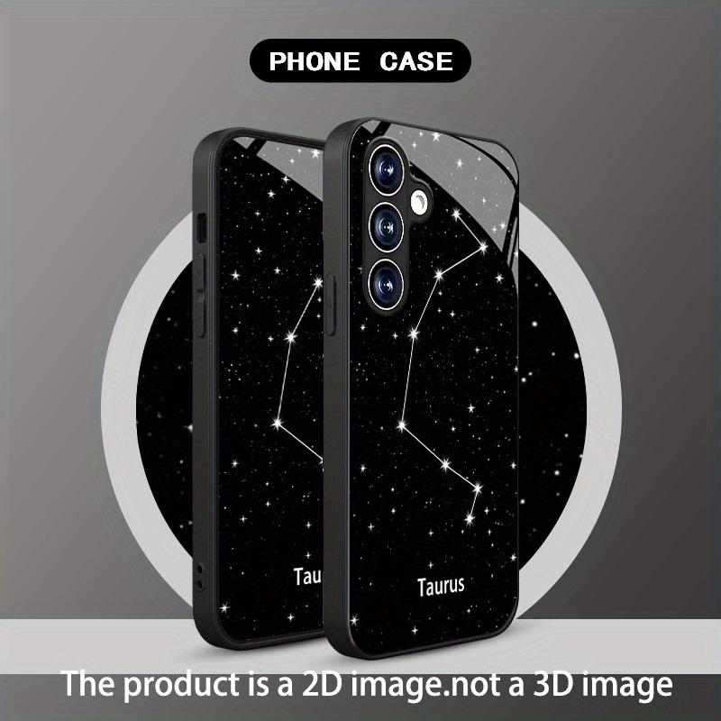 Taurus Constellation Starry Glass Case for Samsung Galaxy S26 S25 S24 S23 Ultra S22 Ultra S20 Ultra 56 A72 A73 5G