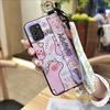 Wristband Dirt-resistant Phone Case For Nokia G100 Wrist Strap Anti-knock Durable Back Cover Anti-dust Silicone Cartoon