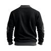 Men's Solid Color Half-Zip Sweatshirt Men's Sports Large Size Casual Sweatshirt