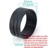 2ks 25,4mm/31,8mm Podložka držáku cyklopočítače Pro Edge Mtb Opravné Kompatibilní Stojan pro hodinky Jiaming Garmin Gumové Opravné Příslušenství