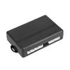 Car English Voice Broadcast Reverse Backup Parking Detector System with 4 Radar Sensor White