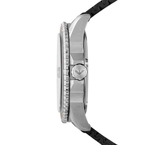 Emporio Armani DIVER AR11341 Men's Watch, Black, Officially Imported