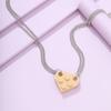 Heartshaped Jewelry Eyecatching Necklace For Trendy Couples In Vibrant Colors