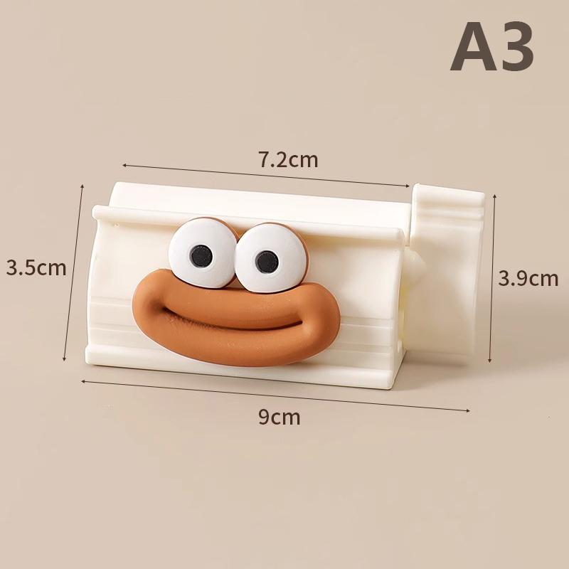 1Pcs Rolling Tube Toothpaste Squeezer Toothpaste Seat Holder Stand Rotate Toothpaste Dispenser For Bathroom