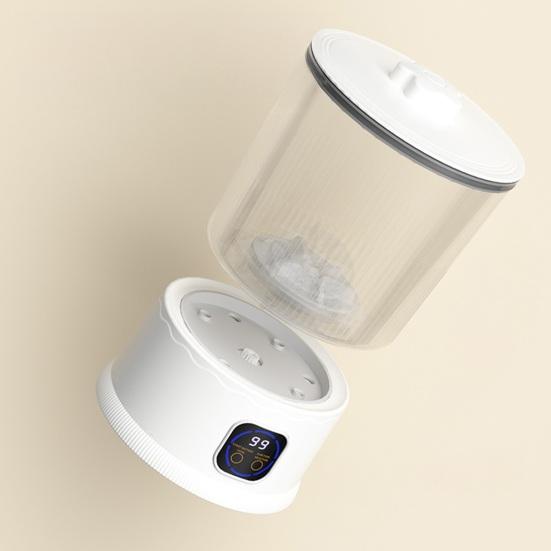 Mini Mașină de Spălat 2L Fără Fir Curățător Lenjerie Intimă Funcționare Silențioasă Mașină de Spălat Portabilă pentru Călătorii Camping Apartament