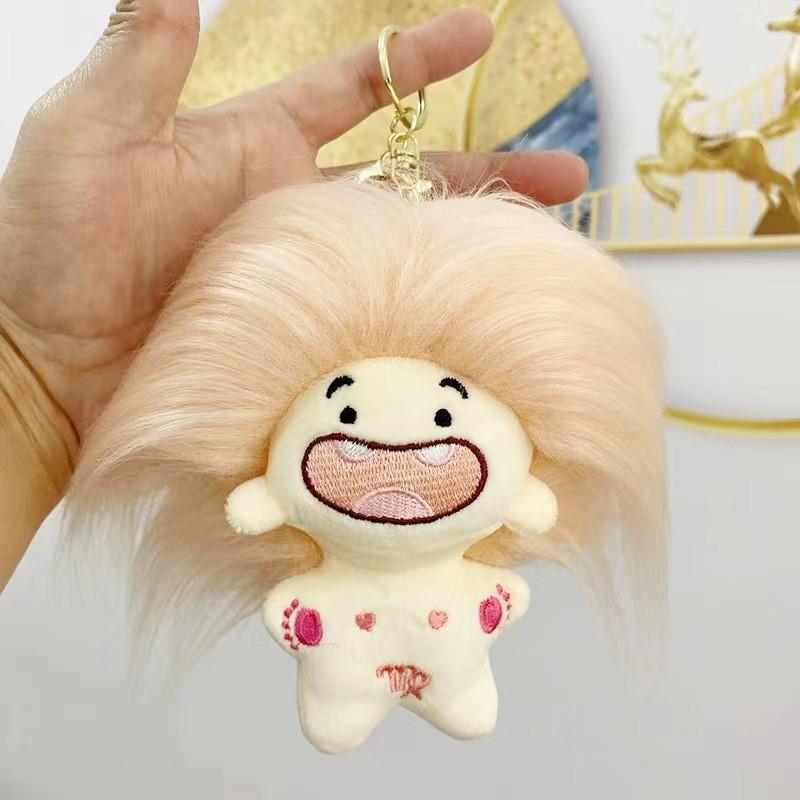 High-quality Plush Doll Zodiac Keychain Cute Astrological Signs Bag Pendant