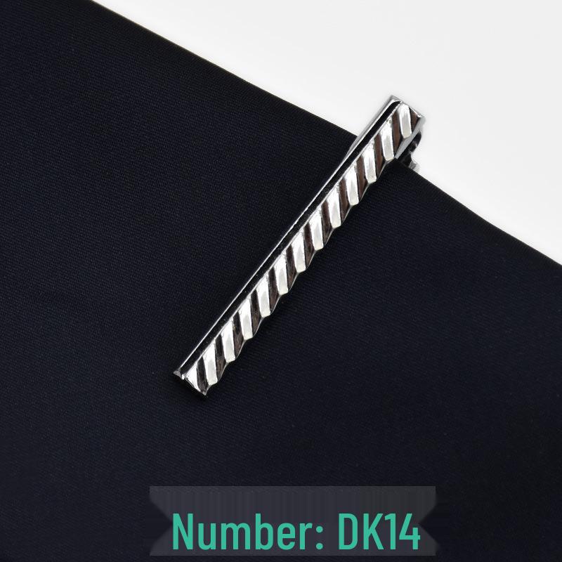 Men's 4cm Korean Style Silver Tie Clip - Suit & Shirt Accessory