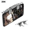 Z06 Telefon Mobil 6 Degete Declanșator Joc Mâner pentru IPhone Android PUBG Aim Shooting Buton Cheie Aliaj Gamepad Joystick Controller