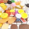 56Pcs Western Food Toy Colorful Educational Simulation Kitchen Play Food Toy for Kids Toddlers Boys Girls