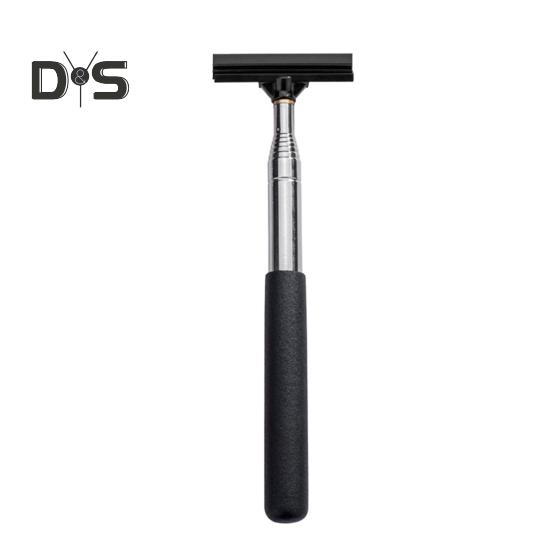 

Автомобильное зеркало заднего вида стеклоочиститель выдвижная ручка из нержавеющей стали мягкая губка авто боковое крыло зеркало скребок скребок инструмент для очистки оконного стекла авто чёрный