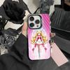Cartoon F-Sailor M-Moons Phone Case For iPhone 17,16,15,14,13,12,Pro MAX Black Matte Shockproof Cover