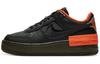 Air Force 1 Low Shadow Black Hyper Crimson Cargo Khaki Women's CQ3317-001