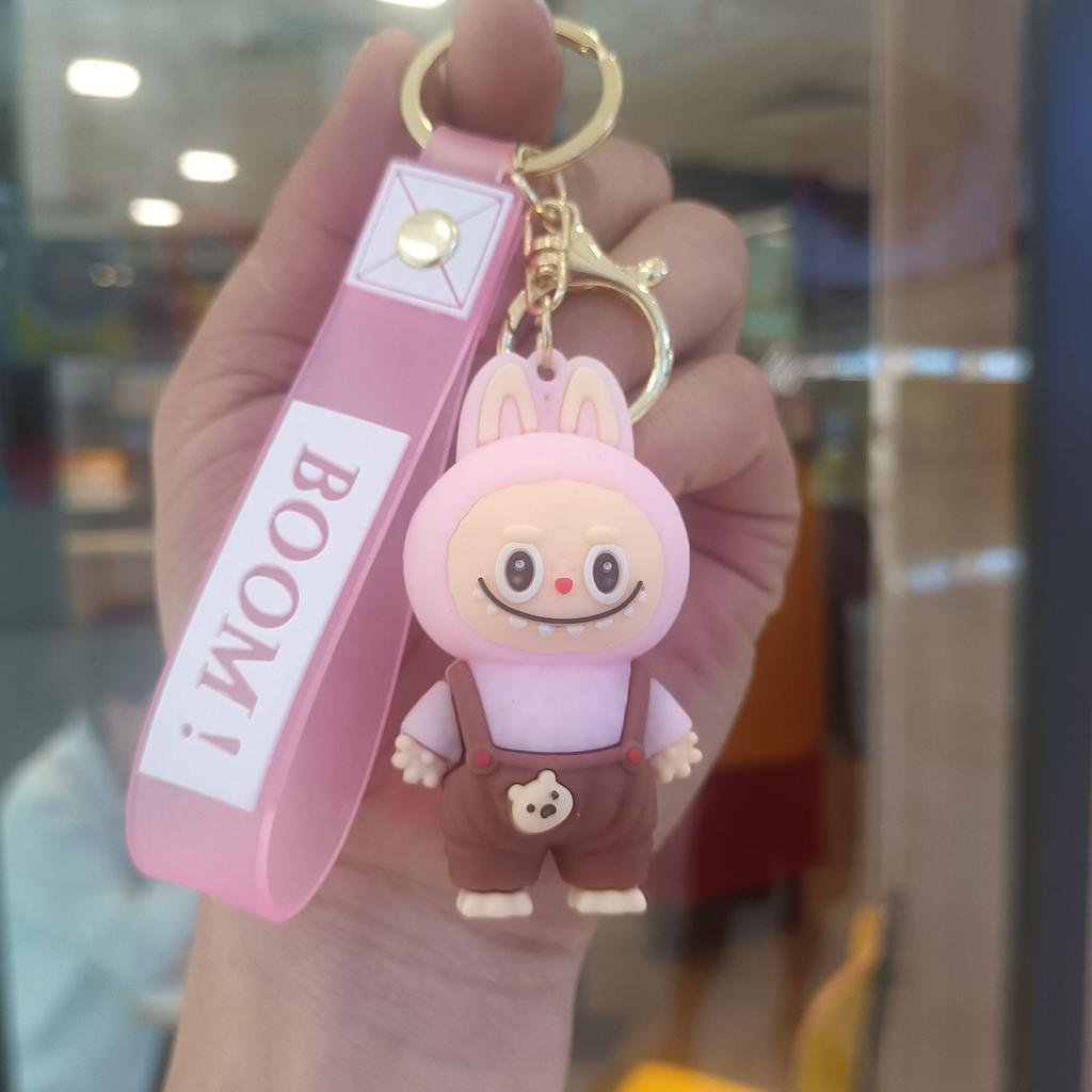 Buck Tooth Sheep Keychain Cute Cartoon Doll Schoolbag Pendant Car Key Chain Gift