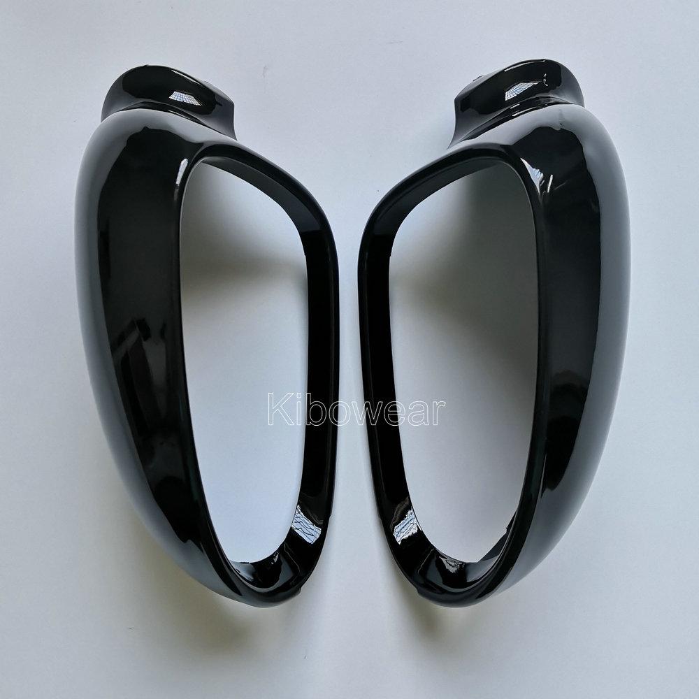 Black Side Wing Mirror Cover Caps For Volkswagen Golf MK5 GTI Jetta 5 Passat B6 B5.5 Sharan Golf Plus Variant EOS 2005 2006