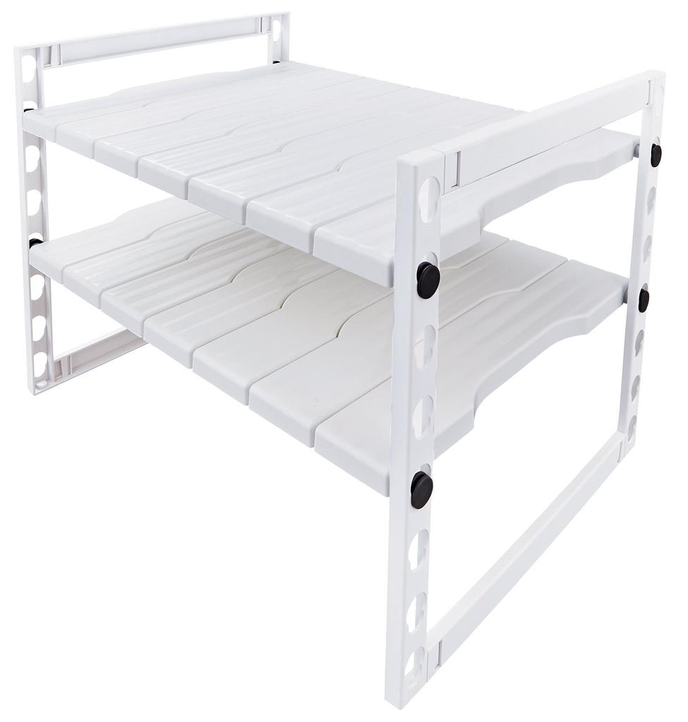 Tenma Fabier Extendable 8103 Under-sink Rack, Wide, White,