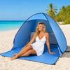 Blue -Up Beach Tent for 2 Person - Setup Sun Shelter for Outdoor