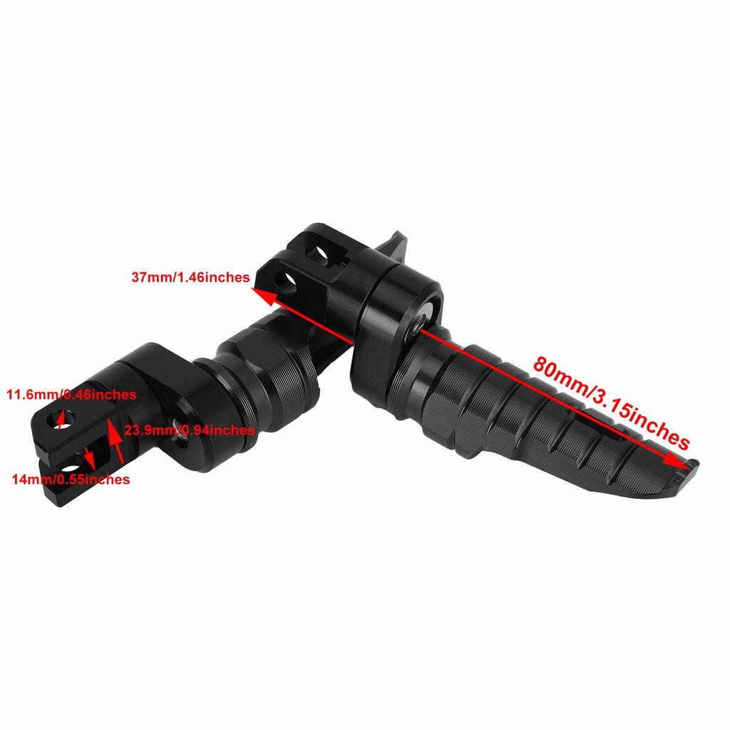 Front Footrests Foot Peg Fit for Benelli Tornado 252R 302R 2021-22 TNT 899 2022