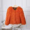 Fashion Luxury Cropped Faux Fur Coat Women's Winter Ins Hot Fluffy Short Faux Fur Jacket Street Style Warm Outwear