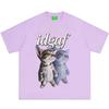 Idgaf Funny Cat Meme T Shirt Unisex Unisex Fashion TShirt Summer Shortsleeved Loose Casual Cotton Oversized Hiphop Tshirts Tops