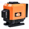 Rosfix Poziomica Laserowa Orange Tiger ROT12L – 12 Linii Laserowych | Samopoziomowanie | Statyw 43-120 Cm Z Pokrowcem