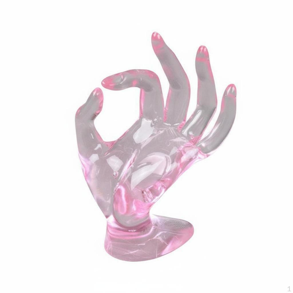 OK Gesture Band Display Stylish Design Jewelry Stable Base Hand Shaped