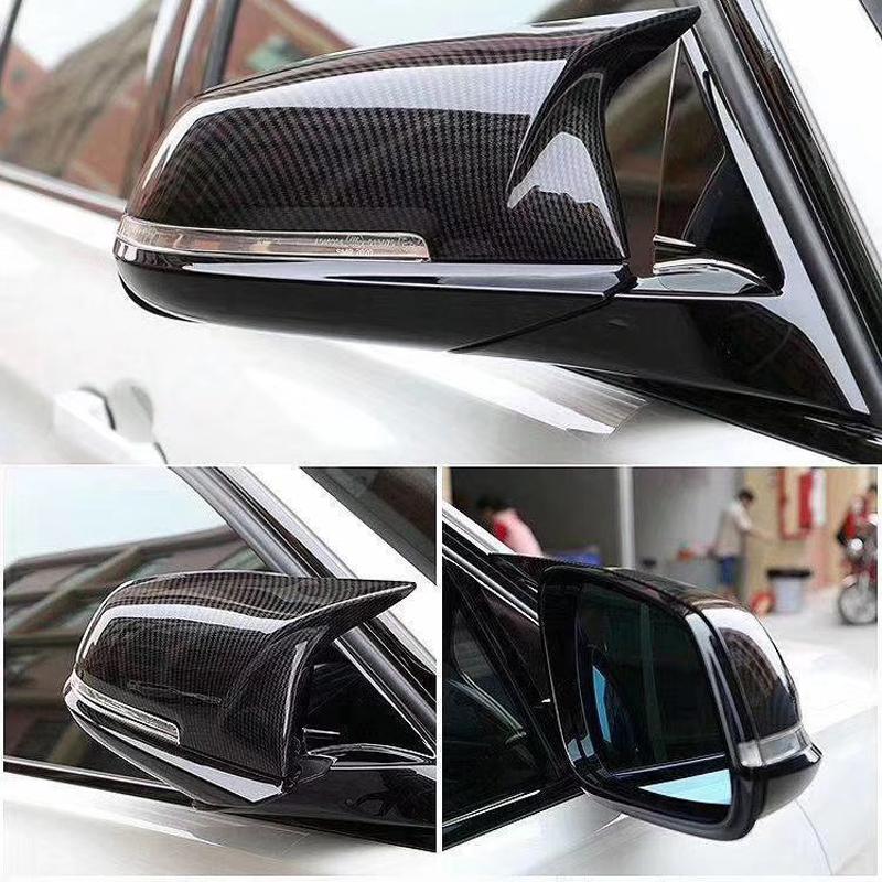 Per BMW 1 2 3 4 Serie X Copertura specchietto retrovisore laterale F20 F21 F22 F23 F30 F32 F36 X1 E84 F87 M2 Accessori con motivo in fibra di carbonio