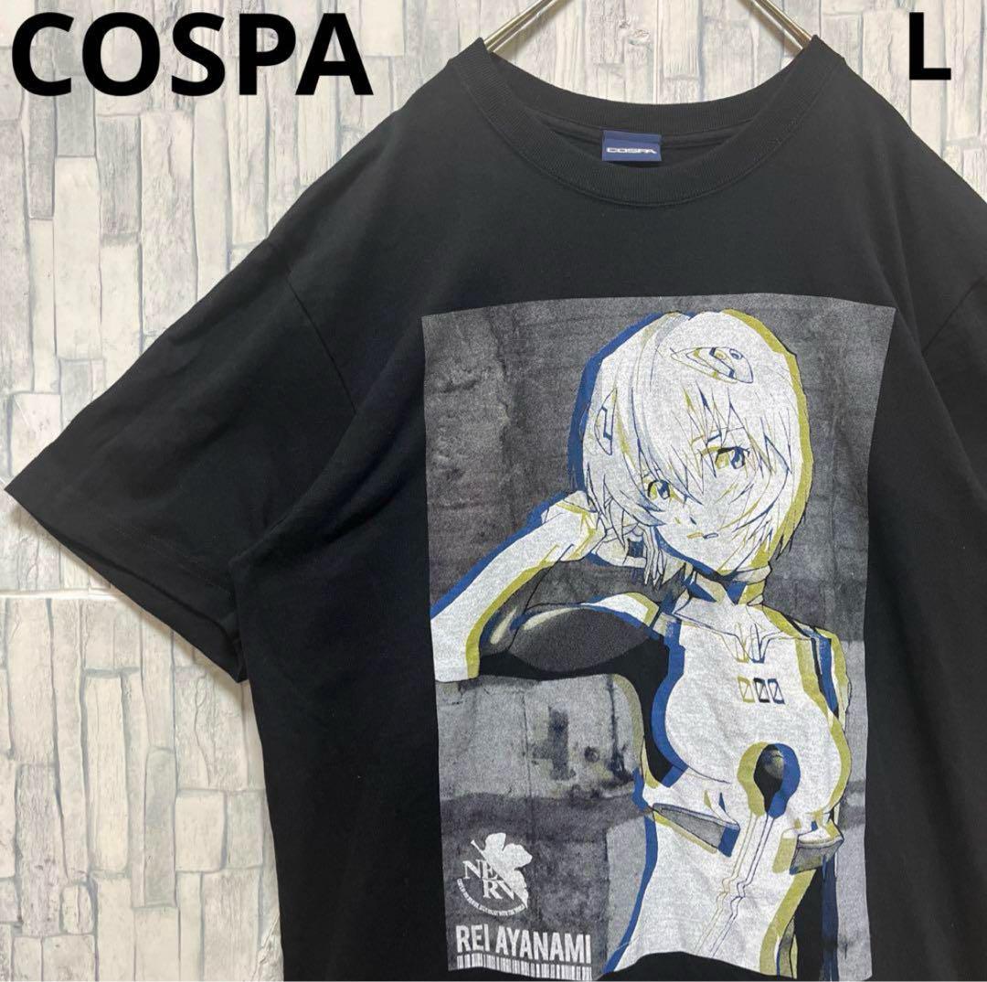 

[Б/У] COSPA Футболка с коротким рукавом Евангелион Рей Аянами, Размер L, Аниме-футболка