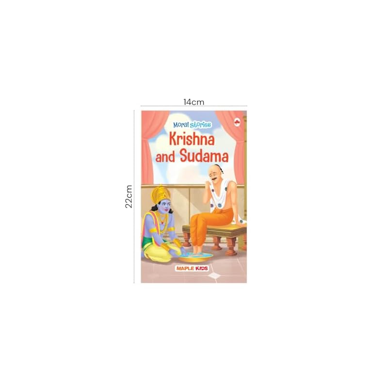 Moral Story Books for Kids (Set of Books) (Illustrated) The Generosity of Rama, Vibhishana Joins Rama, Shiva and Arjuna, Krishna and Sudama, Rama