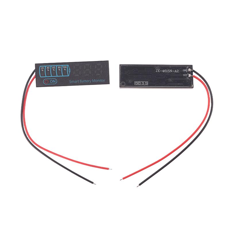Indicador de nível de bateria 3S-14S DC7-55V 12V 24V 36V 48V 18650 Lipo Placa de capacidade de bateria de lítio Testador de tensão de carga de bateria