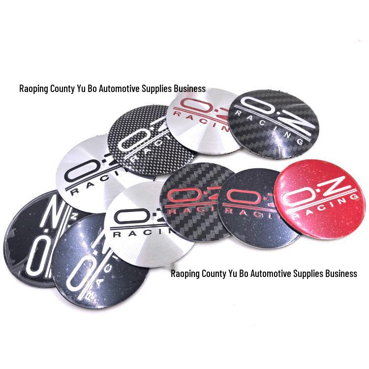 O.Z Wheel Hub Cap Sticker Emblem: 45MM, 50MM, 56.5MM, 60MM
